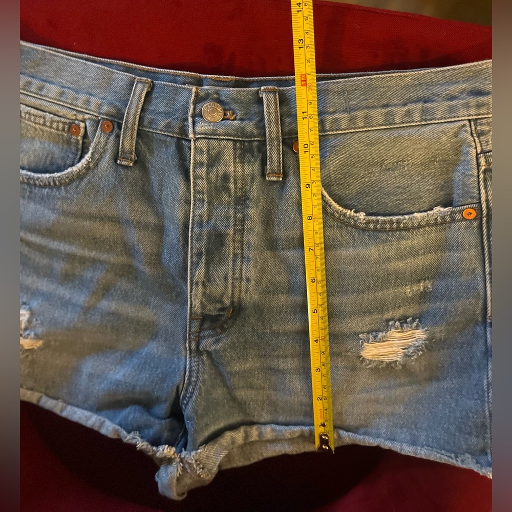 GW 2025 MADEWELL SZ 28 Women’s Denim Cut-Off Shorts - Picture 10 of 11